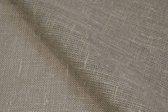 Лён портьерный-сетка. Артикул 08С415-Шр+Гл