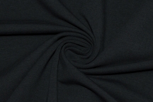 Tricot french terry double thread Black 40-02