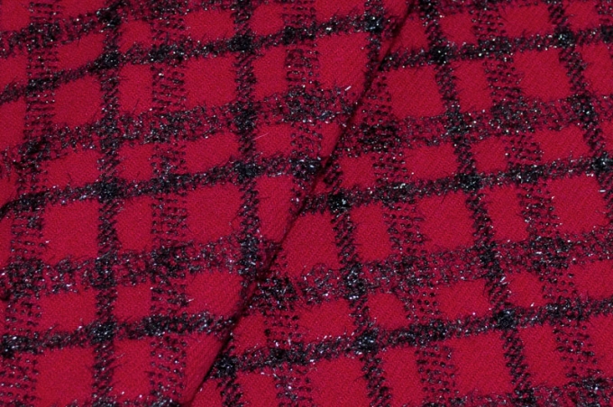 Костюмная шерсть с люрексом. Артикул 102368-1