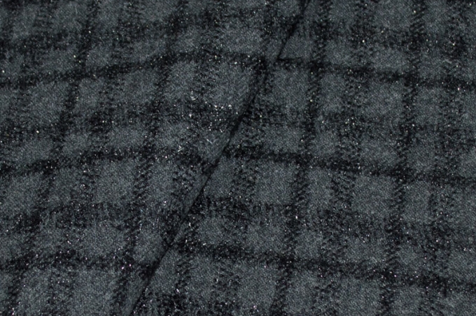 Костюмная шерсть с люрексом. Артикул 102368-3