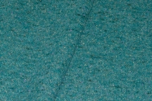 Двусторонний шерстяной трикотаж с шёлком тёмного глубокого цвета морской волны