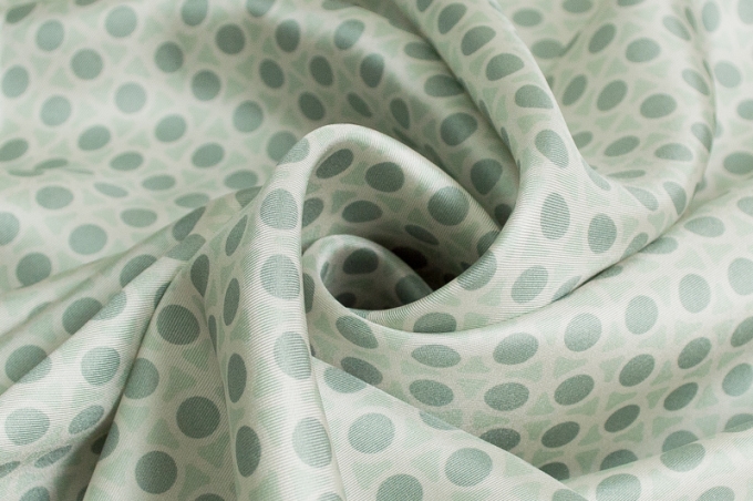 Плательно-блузочный шёлковый твил. Артикул 93493