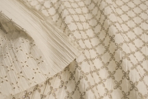 Итальянский хлопок-шитьё средне-бежевого цвета