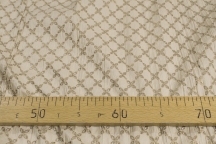 Итальянский хлопок-шитьё средне-бежевого цвета