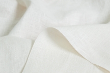 Лён костюмно-плательный молочного цвета 08С341