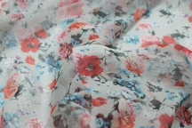 Натуральный шёлковый шифон. Артикул 89538