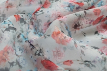 Натуральный шёлковый шифон. Артикул 89538