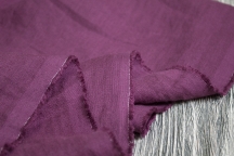 Лён костюмно-плательный марсала. Энзимная стирка.