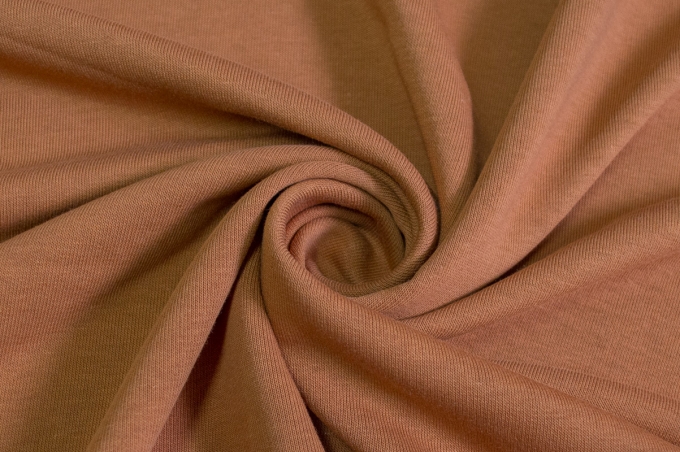 Трикотаж футер 3-х нитка петельный Терракотовый 20-03