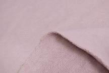 Трикотаж футер 3-х нитка петельный Светлая пудра 09-19