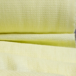 Linen Towel, Plaid Fabric Stone Washed 17C385