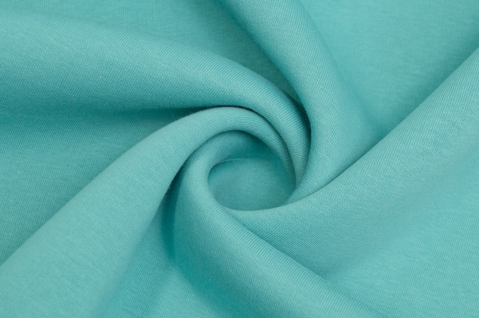 Knitted fouter 3-thread count fleece Light turquoise 21-01