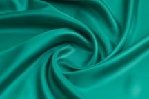 Подкладочная ткань светлого изумрудного цвета. Артикул 89654.10