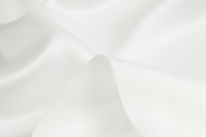 Подкладочная ткань белого цвета.  Артикул 89654.12