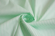 Блузочно-плательный хлопок салатовая полоска