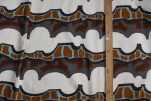 Хлопковый поплин с дизайнерским принтом