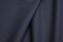 Жаккардовый костюмный хлопок в ёлочку синий цвет