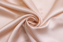 Натуральный шёлк атласный бледно-розового цвета