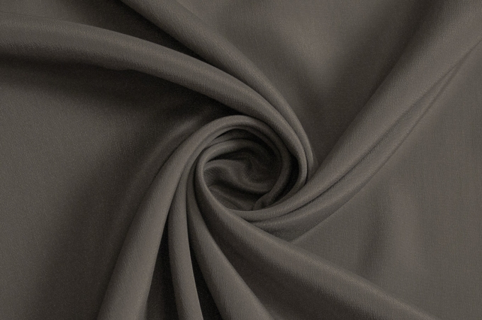 Fabiana Filippi Натуральный шёлк c ацетатной нитью коричневого цвета