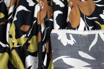 Плательная вискоза тонкая, шелковистая с полуматовым блеском