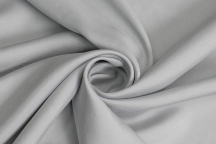 Итальянский шёлк-твил светло-серого цвета