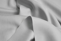 Итальянский шёлк-твил светло-серого цвета