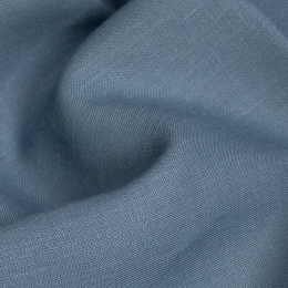 Linen for bedding blue colour