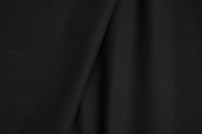 Черный плательно-рубашечный хлопок
