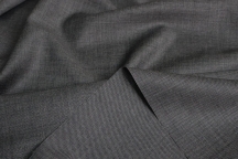 ZEGNA! Итальянская костюмно-плательная шерсть графит. Артикул E207.4