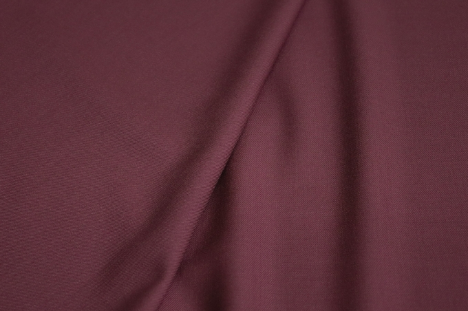 Loro piano! Итальянская костюмно-плательная шерсть бордовая. Артикул E207.15