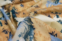 Итальянский шёлковый крепдешин