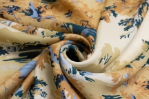 Итальянский шёлковый крепдешин