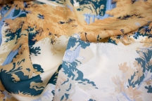 Итальянский шёлковый крепдешин