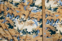 Итальянский шёлковый крепдешин