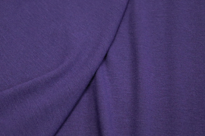 Итальянский шерстяной трикотаж фиолетовый. Артикул C800