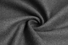 Пальтовая шерсть темно-серый меланж.