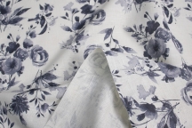 Linen Floral Fabric 06C226