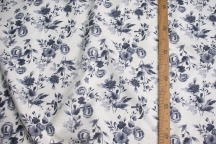 Linen Floral Fabric 06C226