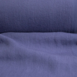 Лён костюмно-плательный сине-фиолетовый 200г/м2 с эффектом мятости 19С100