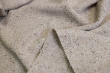 Итальянский шерстяной твид бежево-капучиновый Итальянский шерстяной твид бежево-капучиновый