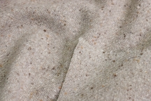 Итальянский шерстяной твид бежево-капучиновый Итальянский шерстяной твид бежево-капучиновый