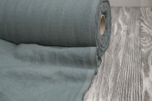 Лён костюмно-плательный шалфей с эффектом мятости 22С13