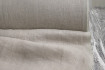 Medium Weight Linen Stone Washed natural gray color