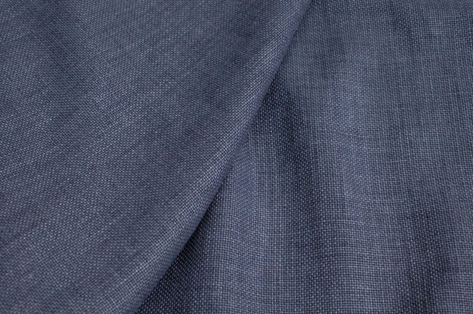 Итальянская костюмная шерсть деним