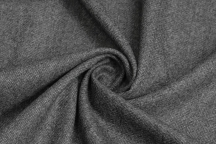 Итальянская костюмная шерсть тёмно серый меланж