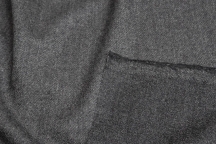 Итальянская костюмная шерсть тёмно серый меланж