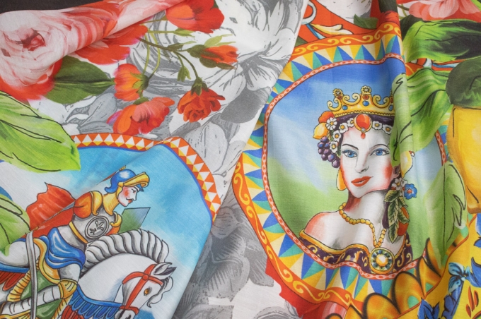 Dolce & Gabbana! Итальянский батистовый хлопок со льном