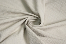 Итальянский плательный хлопок-жаккард бежевый