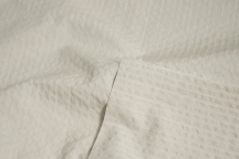 Итальянский плательный хлопок-жаккард бежевый