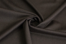 Итальянская костюмная шерсть-фланель шоколад